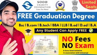 Free Graduation Degree Courses  Rs0 Fees  Any Student Can Apply  Free Courses  Tricky Man [upl. by Spoor]