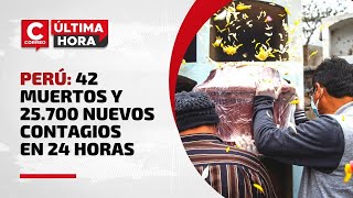 Coronavirus en Perú Minsa reporta 42 decesos y 25700 nuevos contagios en las últimas 24 horas [upl. by Brest]