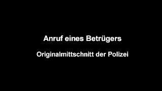 Der Enkeltrick Originalmitschnitt der Polizei [upl. by Anin]