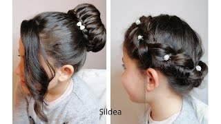 2 Bellissime Acconciature Per i Capelli😍Acconciature Per le Bambine e non solo💖 [upl. by Hairacaz]