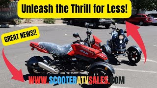 JASSCOL 200 STREET LEGAL TRIKE TRYKER SPIDER MOTORCYCLE [upl. by Codd]