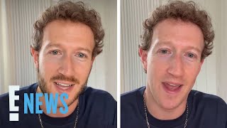 Mark Zuckerberg REACTS to Photoshopped Thirst Trap of Himself  E News [upl. by Ecenaj]