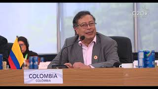 Pdte Gustavo Petro en la sesión temática quotDesarrollo Sostenible y Transición Energéticaquot del G20 [upl. by Imugem832]