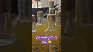 Limoncello fatto in casa 🍋 culinária licores limoncello [upl. by Aropizt]