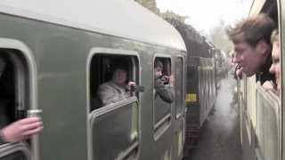 Parallelfahrt mit den Dampfloks Br 18 201 und 03 1010 auf der Tharandter Steilrampe Teil 1 [upl. by Avlis]