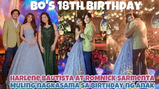 HARLENE BAUTISTA AT ROMNICK SARMENTA NAGKASAMANG MULI SA 18TH BIRTHDAY NG KANILANG ANAK [upl. by Azila411]