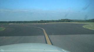 Cockpit View of Taxi and Takeoff from TAC Air to Runway 5R at Raleigh Durham Airport [upl. by Doi599]