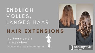 Dünnes Haar durch die Wechseljahre Erlebe eine Haar Transformation mit Extensions bei beautystyle [upl. by Rasure]