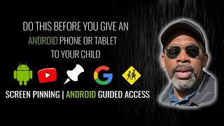 SCREEN PINNING  ANDROID GUIDED ACCESS  DO THIS BEFORE YOU GIVE YOUR KID AN ANDROID TABLET OR PHONE [upl. by Sudaorb]