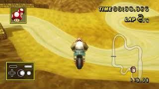 【MKW 200cc】DS Desert Hills  18398  ElecTrick Flap WR [upl. by Lokin]