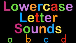 Lowercase Letter Sounds  ABC Alphabet  Learn to Read with Phonics for Kids [upl. by Trellas535]