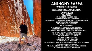 ANTHONY PAPPA Australia  Warehouse 3000 Melbourne Australia 29062024 [upl. by Sivaj667]