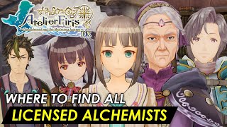 Atelier Firis DX  Where to Find All Licensed Alchemists Locations Recommendation Letter Full Guide [upl. by Kcor782]