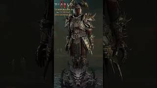 Diablo IV  Hechicero  Armadura de archienemigo  Sorcerer  Archenemy armor gamingshorts [upl. by Brigg]