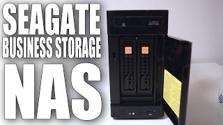 Seagate Business Storage 2Bay NAS Unboxing  Overview [upl. by Nylisoj835]