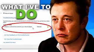 2024Windows could not find a driver for your network adapter What to do [upl. by Queri]