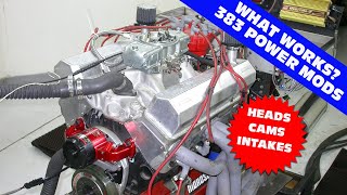 HOW TO MAKE MORE 383 STROKER POWER HOW MUCH POWER ARE PORTED HEADS CAMS OR INTAKES WORTH RESULTS [upl. by Favianus311]