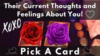 Their Recent Thoughts amp Feelings 💭🤫❤️ PICK A CARD [upl. by Ferro]