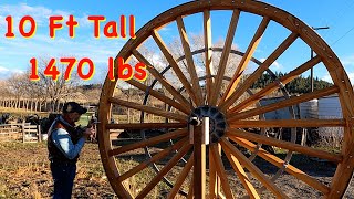 Complete Build 10 Foot Logging Wheels  Engels Coach Shop [upl. by Oluap]