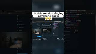 stable ronaldo sings payphone again 🤣 shorts gaming stableronaldo payphone fortnite funny [upl. by Enelear]