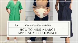 How To Hide A Larger Stomach  Dos amp Donts Apple Shape With Personal Stylist Melissa Murrell [upl. by Anirtal]