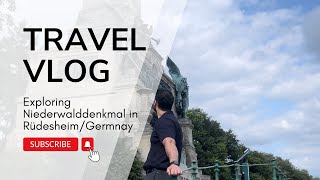 Travel Vlog to Niederwalddenkmal in Rüdesheim Germany [upl. by Sillek]