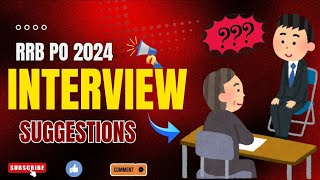 IBPS RRB PO 2024 Interview Suggestions By Dhruva Dhankher Former SBI PO [upl. by Anitnegra]