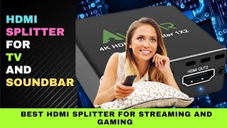 Try this Affordable HDMI Splitter for TV and Soundbar  Best HDMI Splitter For Streaming and Gaming [upl. by Nnylecoj]