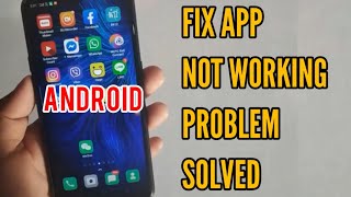 How to Fix App Not Working Problem in Android Phone [upl. by Dolli]