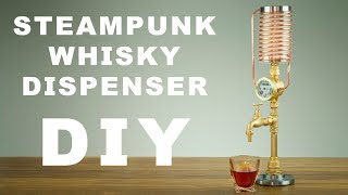 DIY Steampunk WhiskyLiquor Dispenser How To Make [upl. by Siravrat]