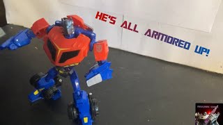 ARMOR UP OPTIMUS PRIME Transformers Video Reviews [upl. by Netsreik]