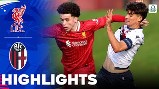 Liverpool v Bologna  Highlights  UEFA Youth League 02102024 [upl. by Lamont495]