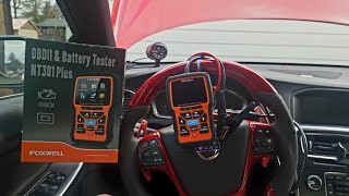 Foxwell NT301Plus Obd2 Scanner And Battery Tester New tool Review [upl. by Heall531]