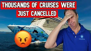 1000s OF PEOPLES CRUISES CANCELLED BY NORWEGIAN CRUISE LINE  CRUISE NEWS [upl. by Htebasil]