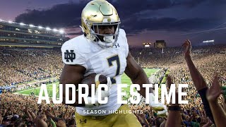 Audric Estime  “UNSTOPPABLE”  2023 Season Highlights [upl. by Favian]