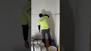 GMAN spreading mastic on bathroom wall [upl. by Meredithe825]