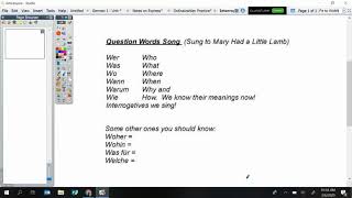 German Interrogatives Song and Meanings [upl. by Doralin]