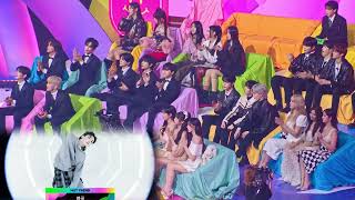 Idols reaction to Jungkook Win Hot Trend Award at MMA 2023 [upl. by Aicenet]