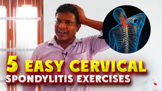 Stop Neck Pain Now 5 Easy Cervical Spondylitis Exercises सर्वाइकल स्पोंडिलाइटिस [upl. by Glantz]