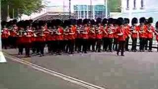 Trooping the Colour rehearsal May 2008  march off [upl. by Eatnod436]