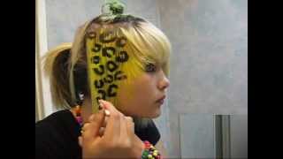 how to do cheetah  lepard print hair [upl. by Legge]