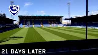 Fratton Parks threeweek pitch transformation [upl. by Inimod]