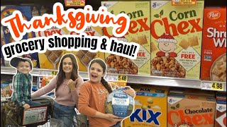 🦃 Thanksgiving Grocery Shopping amp Haul  Save  by shopping the SALES [upl. by Llyrrad]