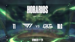 GRAN FINAL  T1 VS BLG  WORLDS 2024  LEAGUE OF LEGENDS [upl. by Cogn]