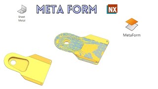 Meta Form  How to use Meta Form in NX  NX CAD [upl. by Parrisch]