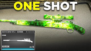 new ONE SHOT KAR98 is BROKEN in Warzone 😍 Best Kar98k Class Setup [upl. by Assile]