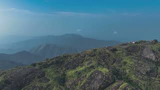 Vagamon Kerala DroneFootage AerialView Kurisumala Mountain keralatourism [upl. by Yuhas]