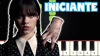 Wandinha  Tema  Piano e Teclado Iniciante  Nível Fácil Tutorial [upl. by Atipul]