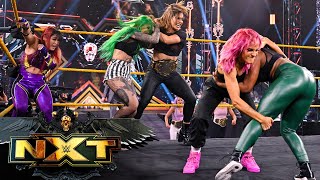 NXT Women’s Tag Team Title contenders brawl WWE NXT June 22 2021 [upl. by Gnauq]