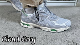 Asics Gel NYC Cloud Grey Reviewamp On foot [upl. by Redep]